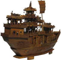Chinese Handcrafted Junk Sailing Vessel